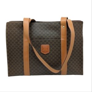 Celine Vintage Macadam  MonogramTote Bag